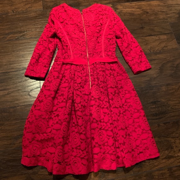 New Red Lace Dress - Picture 3 of 3